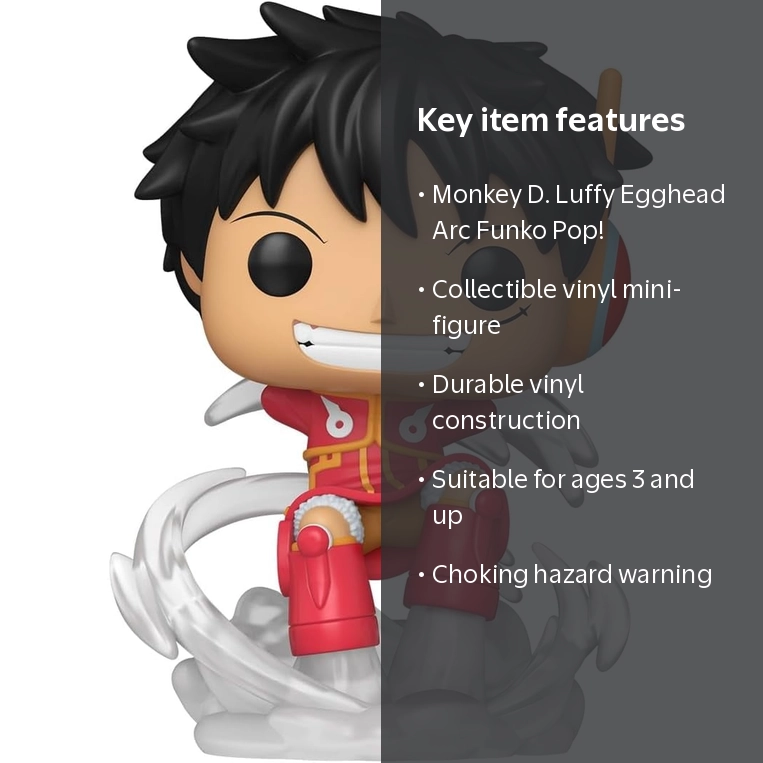 Funko, One Piece, Monkey D. Luffy Vinyl Figure, Egghead Arc