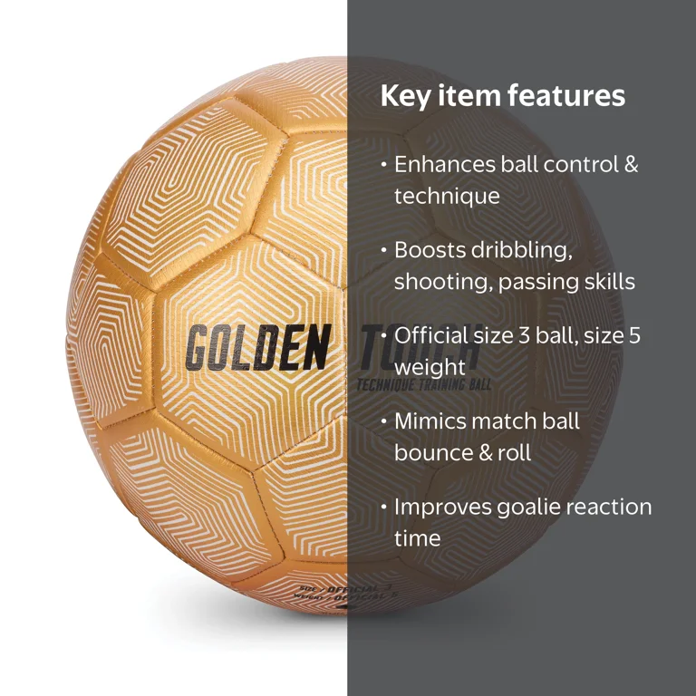 SKLZ Golden Touch Weighted Practice Soccer Ball - Walmart.com