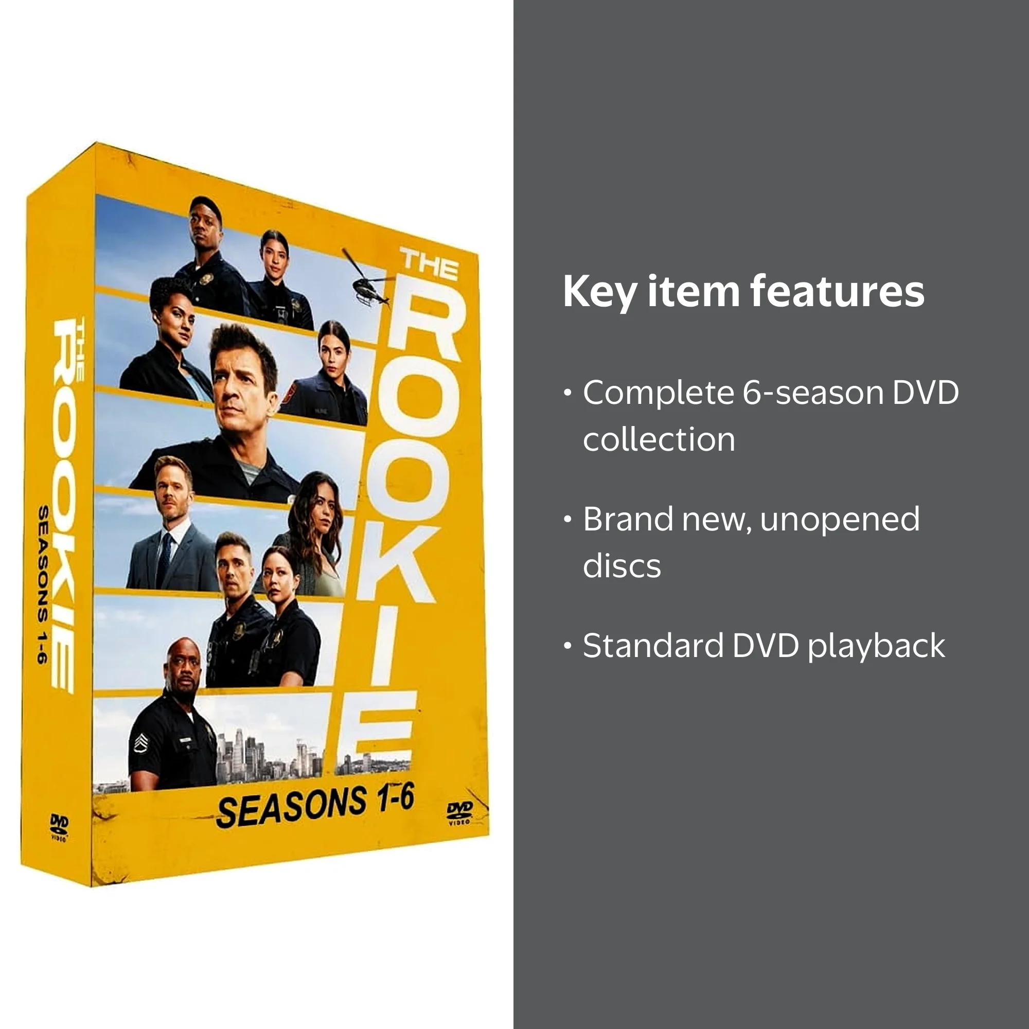 The Rookie Complete Series Seasons 1-6 (DVD) - Walmart.com