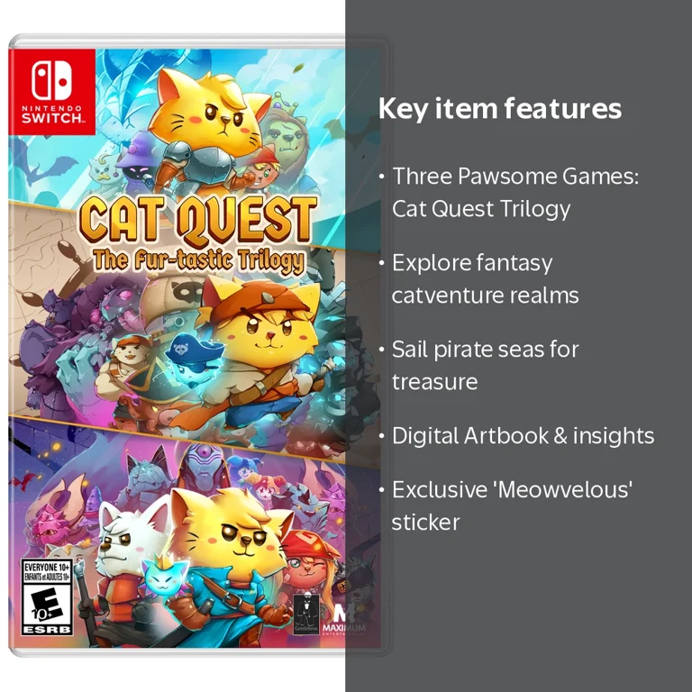 Cat Quest: The Fur-tastic Trilogy, Nintendo Switch - Walmart.com