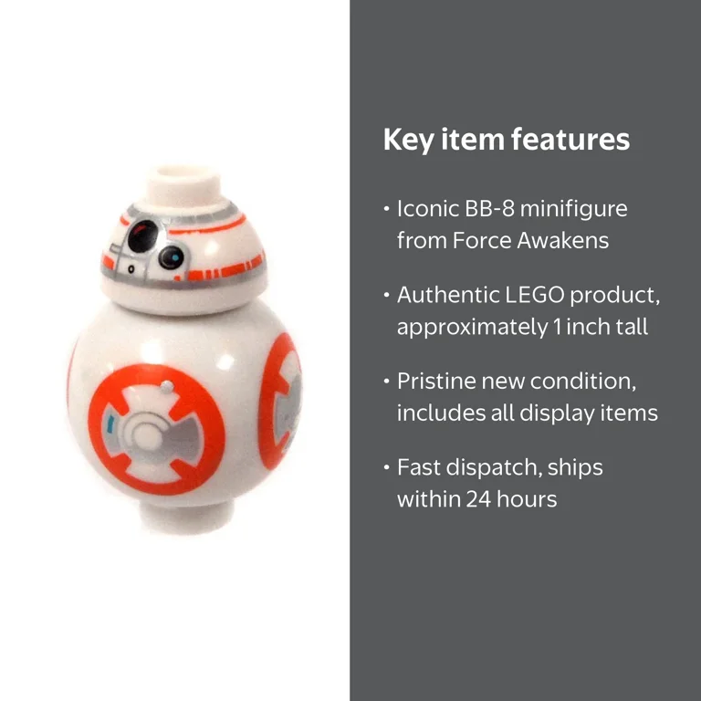 LEGO Star Wars BB-8 Droid Minifigure - The Force Awakens - Walmart.com
