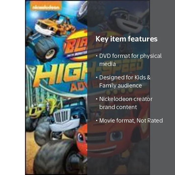 Blaze and the Monster Machines: High-Speed Adventures (DVD