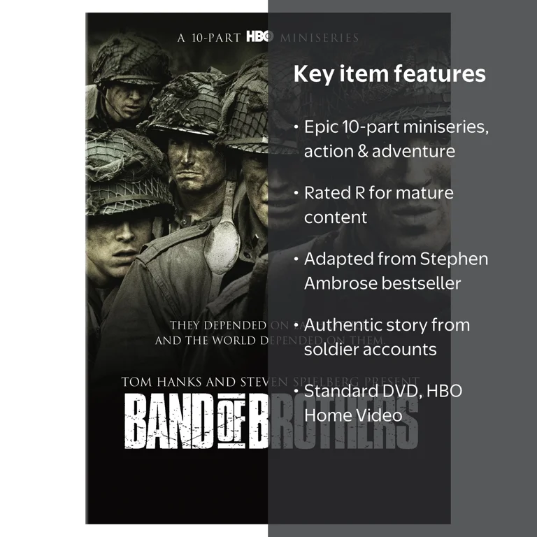 (未使用･未開封品)Band of Brothers [DVD] [Import] SDS, Band Of Brothers, DVD, Based on Stephen E. Ambrose - Walmart.com