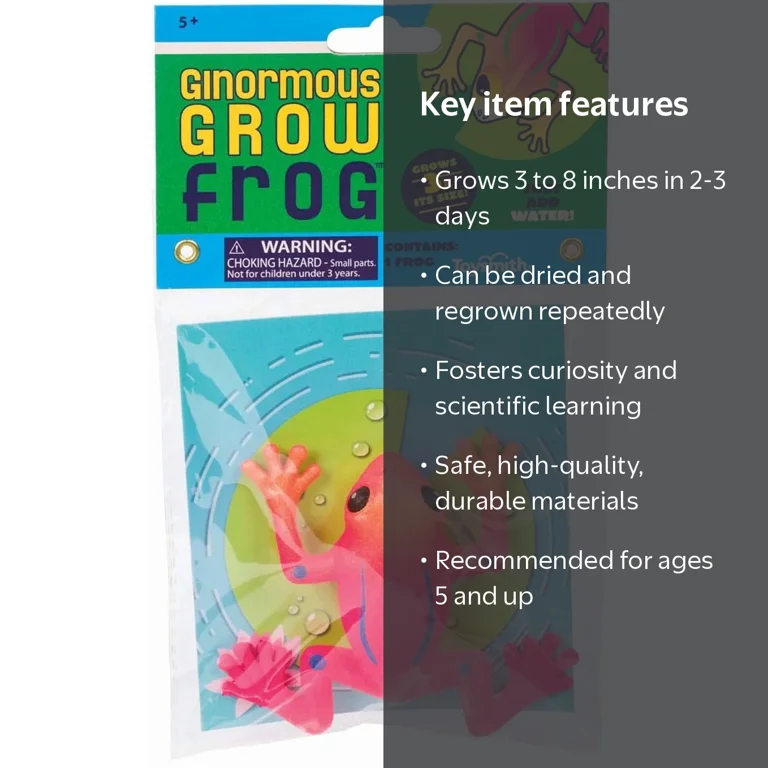 Toysmith Ginormous Grow Frog - Walmart.com