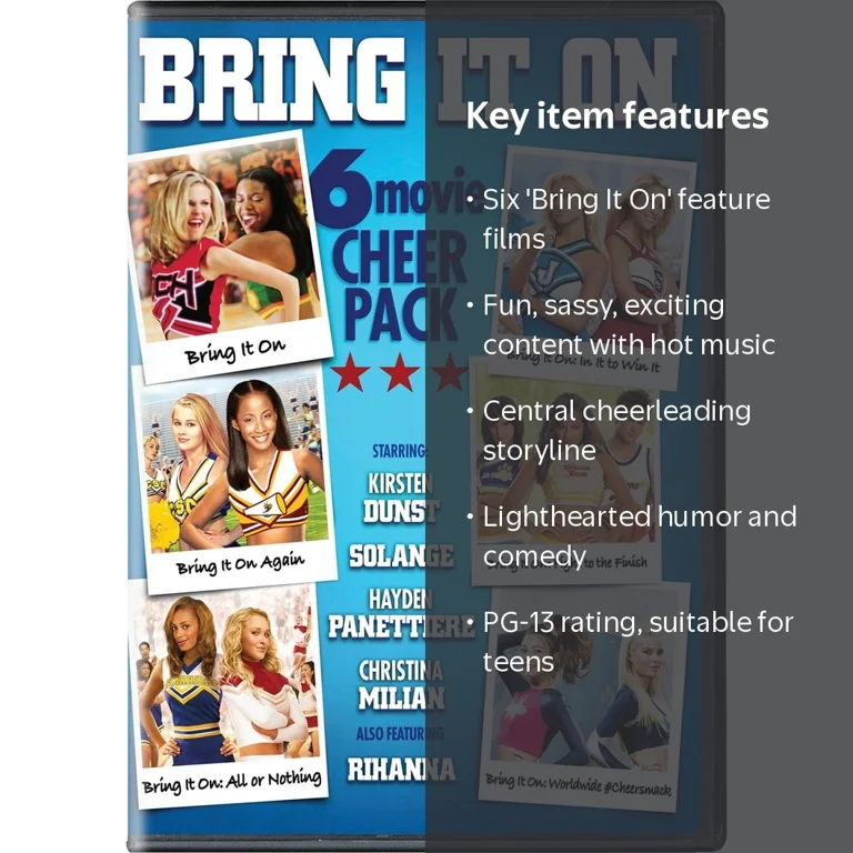 Bring It On: 6-Movie Cheer Pack - Comedy, Romance, Sport Movies
