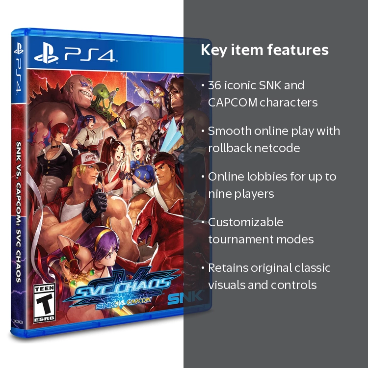 Limited Run Games, PlayStation 4, SNK VS. CAPCOM SVC CHAOS