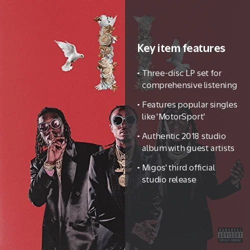 Migos Culture II 新品レコード Quality Control, Vinyl Record, Migos Culture II, Triple LP