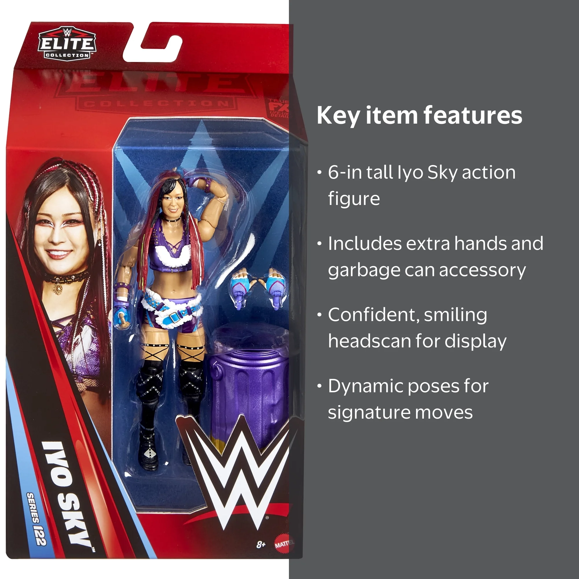 Iyo Sky - WWE Elite 122 Mattel WWE Toy Wrestling Action Figure