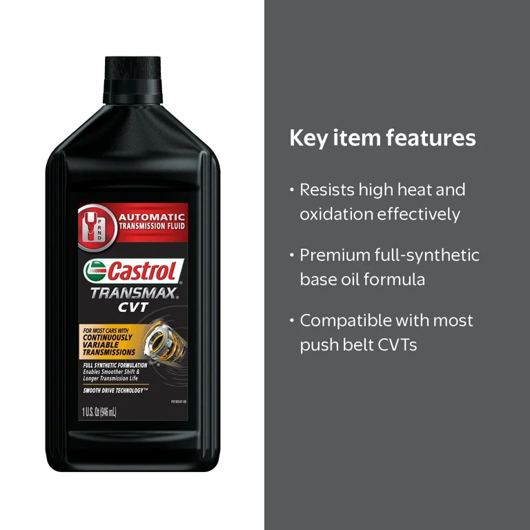 Castrol Transmax CVT Automatic Transmission Fluid, 1 Quart