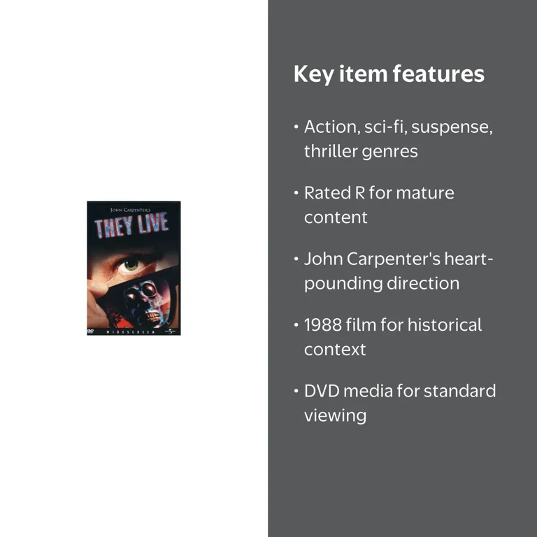 They Live (1988) (DVD) - Walmart.com