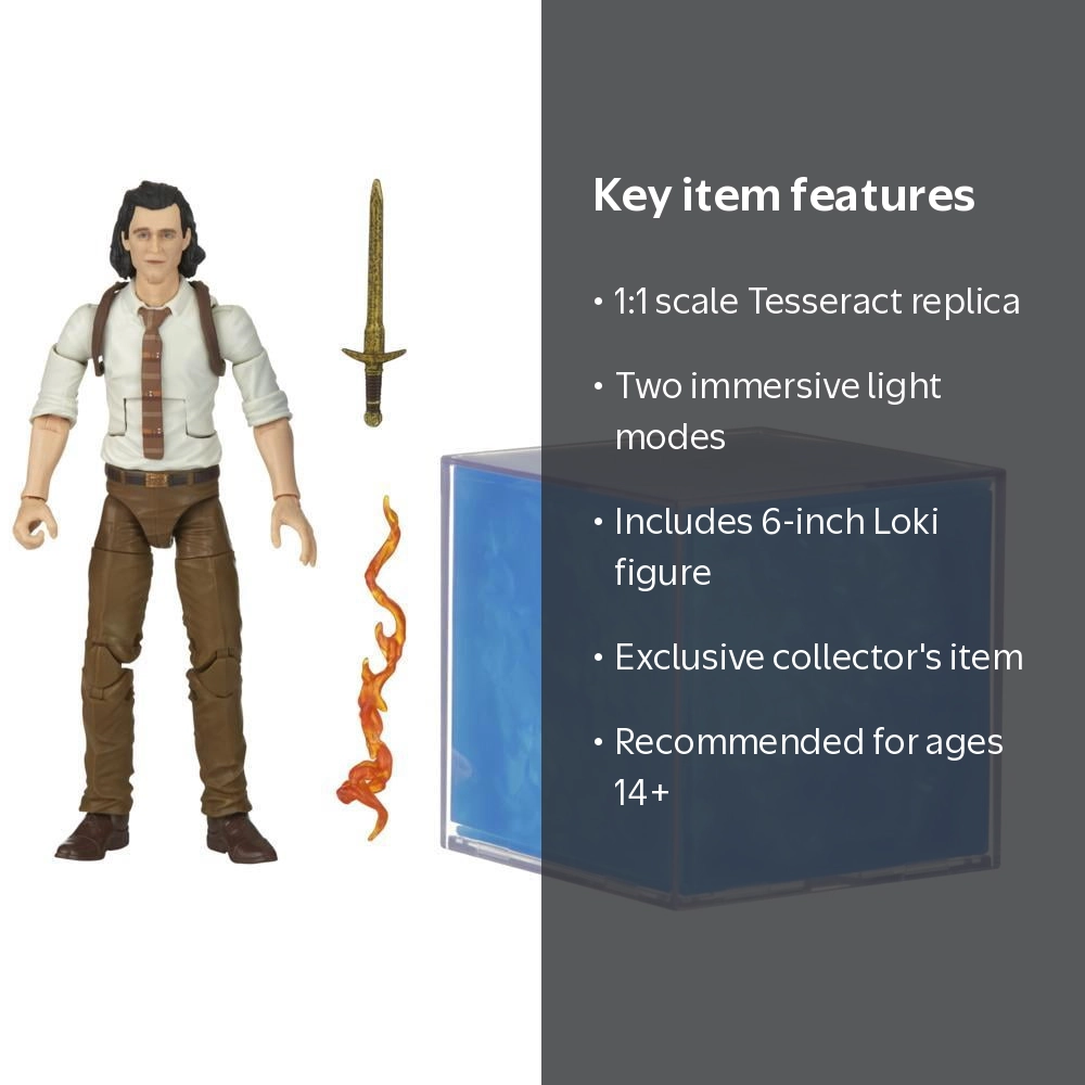 Marvel Legends Series: Tesseract FX Loki Electronic Toy Action