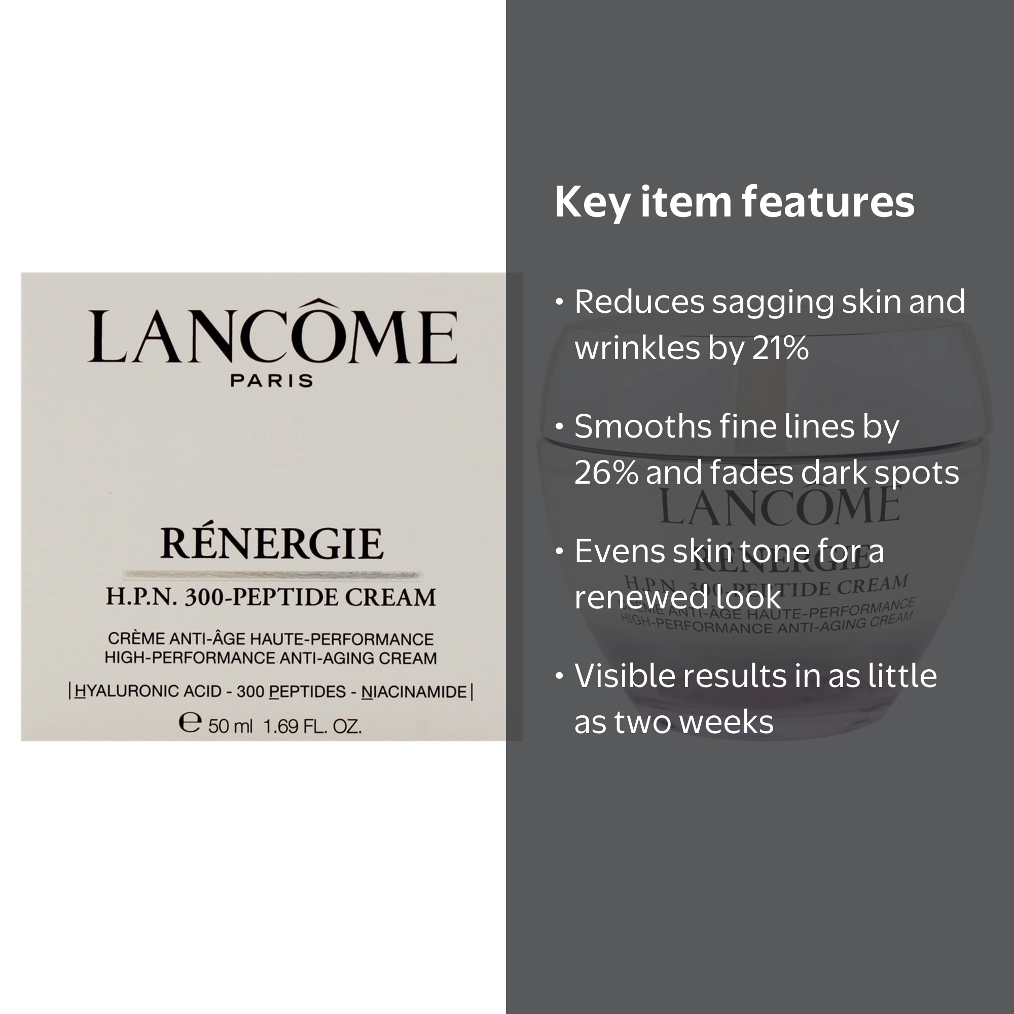 Lancome Renergie HPN 300 Peptide Cream, 1.69 oz Refillable
