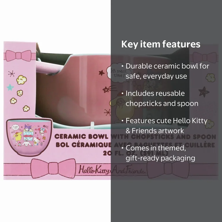 Silver Buffalo Hello Kitty and Friends Snack Time Group Pancake