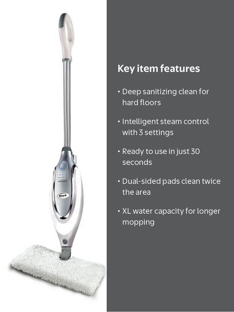 Shark Professional S3601 Steam Pocket Mop for Sanitizing and