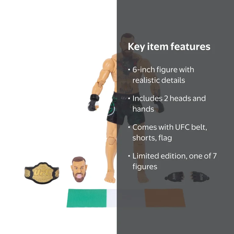 UFC, Action Figure, Limited Edition Conor McGregor 6IN
