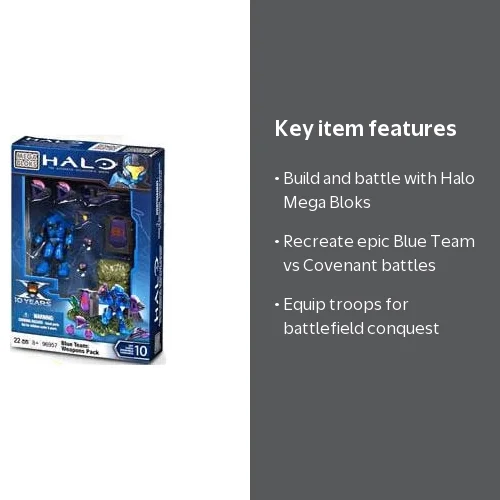Halo Blue Team: Weapons Pack Set Mega Bloks 96957 (Covenant Elite