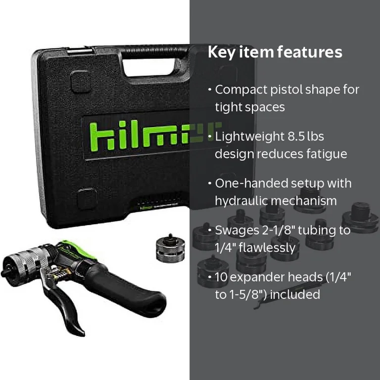 hilmor 1964041 Deluxe Compact Swage Tool Kit - HVAC Tools and