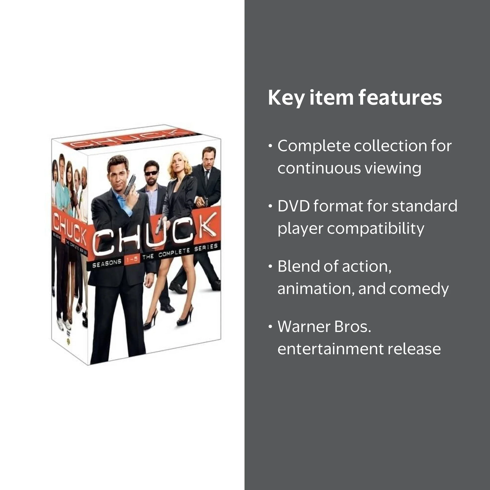 Warner Home Video: Chuck Full TV Box Set - Complete Series (DVD