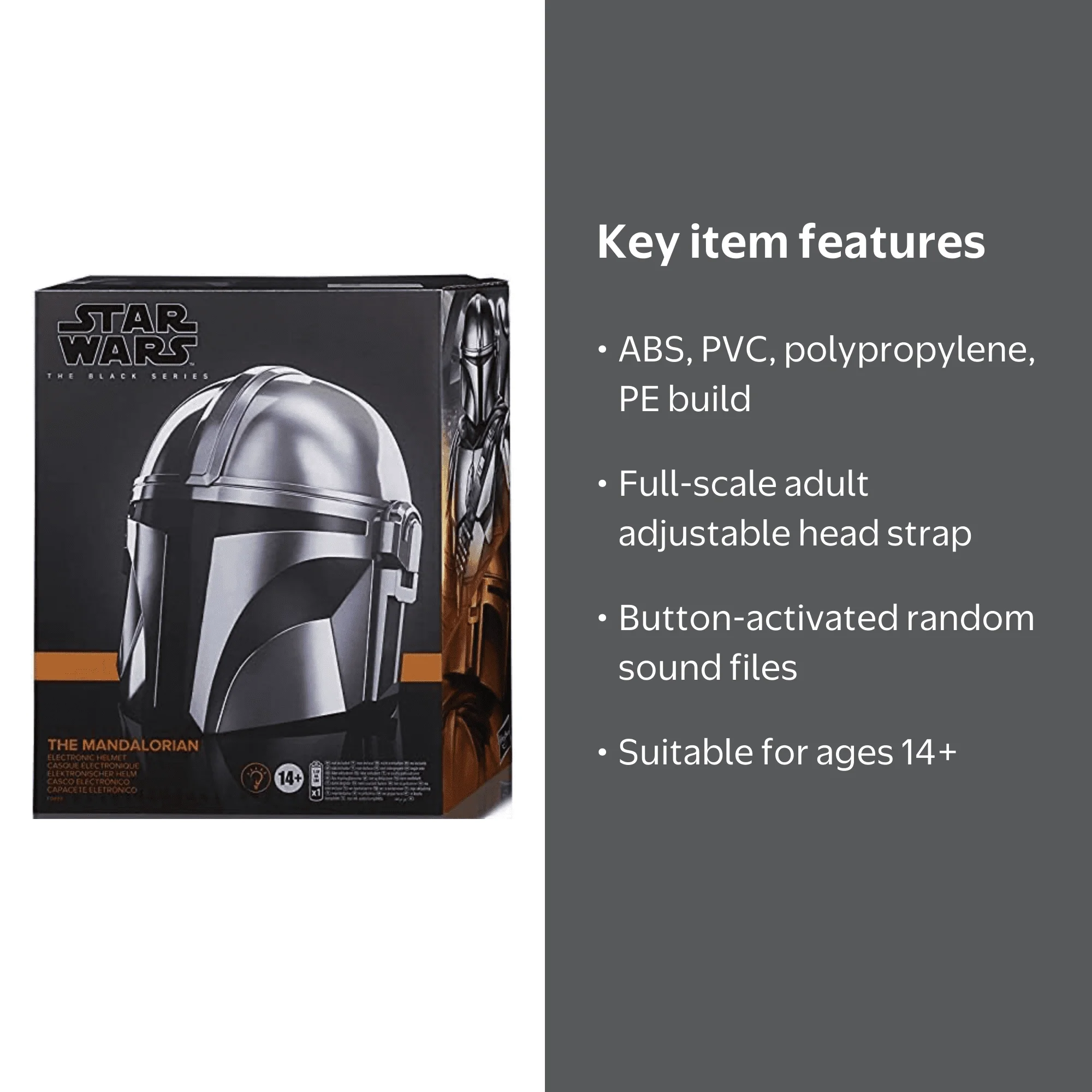 Disney Parks Star Wars Mandalorian Premium Black Series Electronic