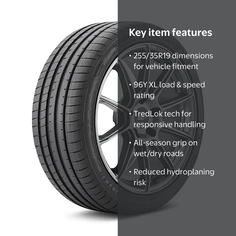 グッドイヤー イーグル F1 255/35R19 1本 Goodyear Eagle F1 Asymmetric 5 UHP 255/35R19 96Y XL Passenger Tire