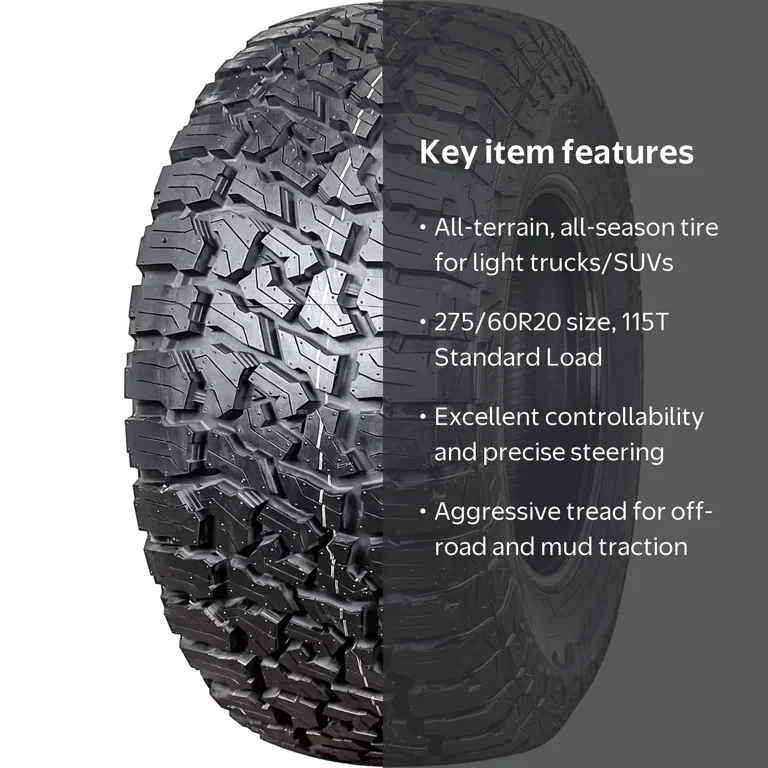 Mastertrack, All Terrain Tire, 275/60R20 115T, All Season Black