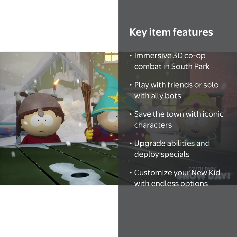 THQ Nordic, Nintendo Switch Game, SOUTH PARK SNOW DAY, Co-op