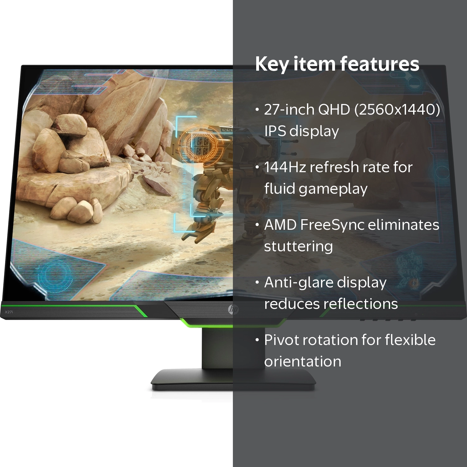 HP X27i 2K Gaming Monitor 27