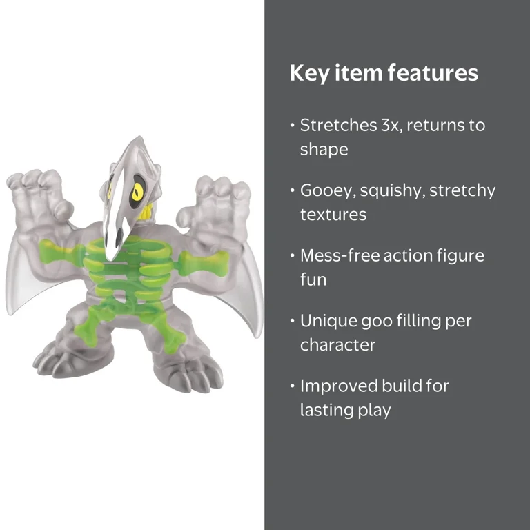 Free Shipping! Heroes of Goo Jit Zu Dino X-Ray Hero Pack - Terrack