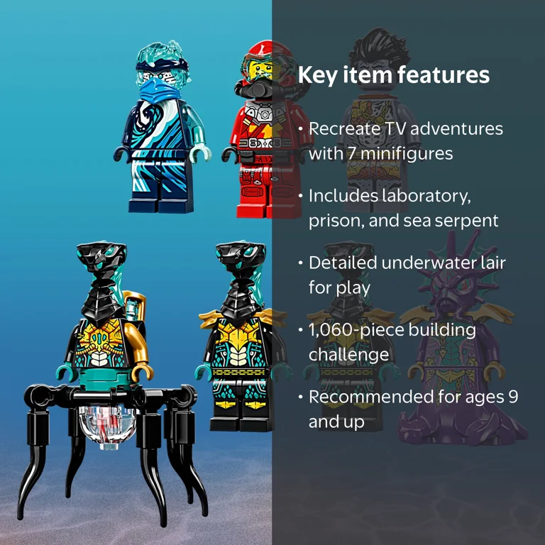 LEGO, Temple of the Endless Sea, 71755, 1060 Pieces - Walmart.com