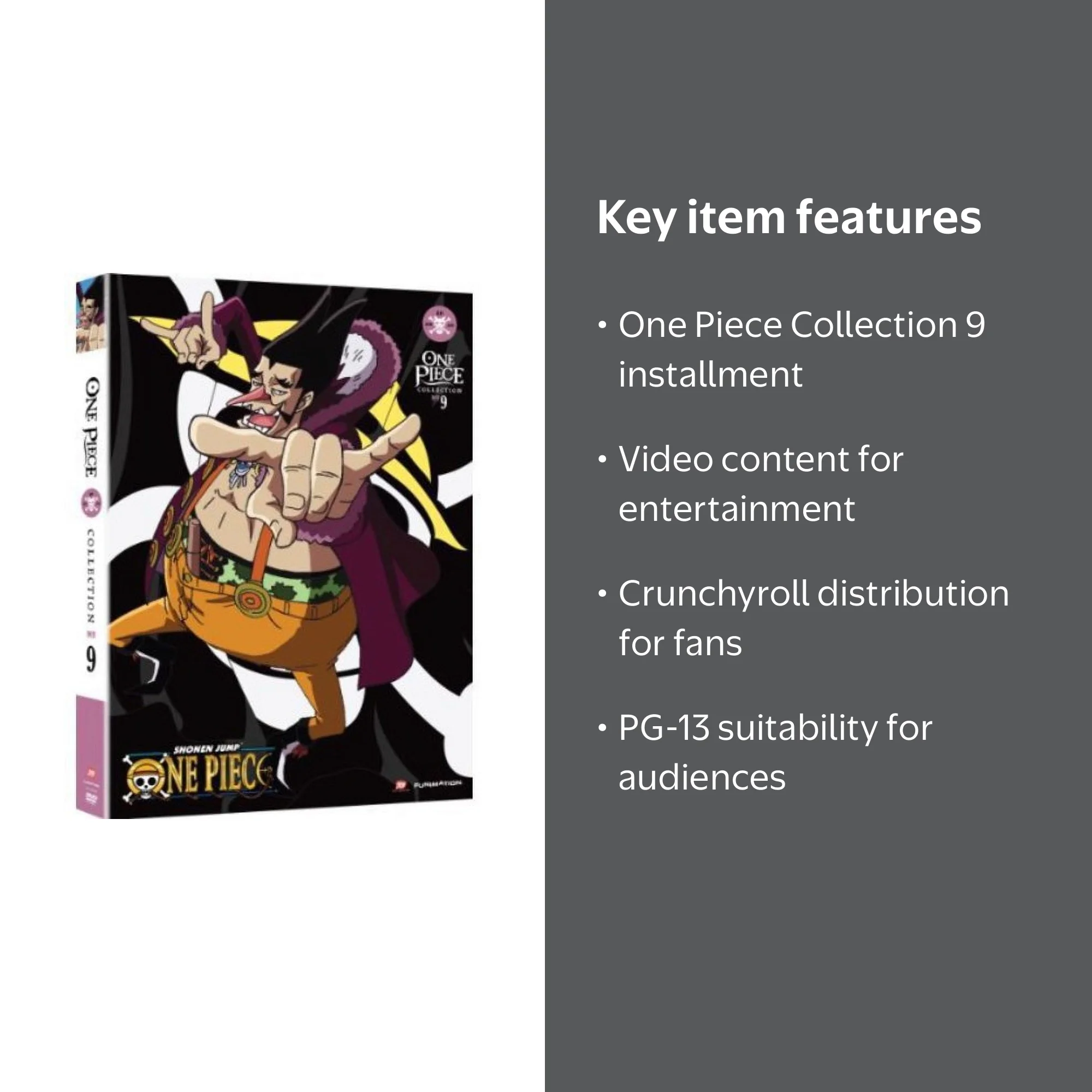 ワンピース DVD 9巻 セット 初回特典付き One Piece: Collection 9 - Walmart.com