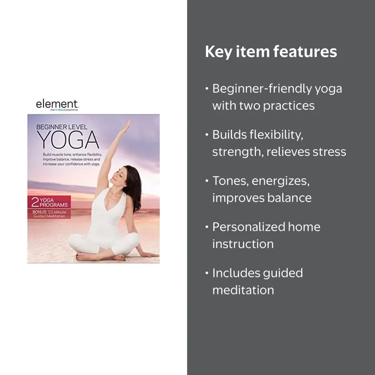 Element: Beginner Level Yoga (DVD), Starz / Anchor Bay, Sports