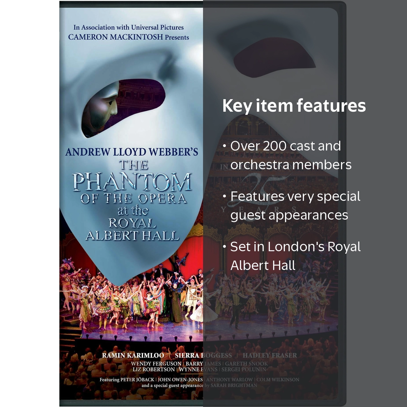 The Phantom of the Opera at the Royal Albert Hall (DVD) - Walmart.com