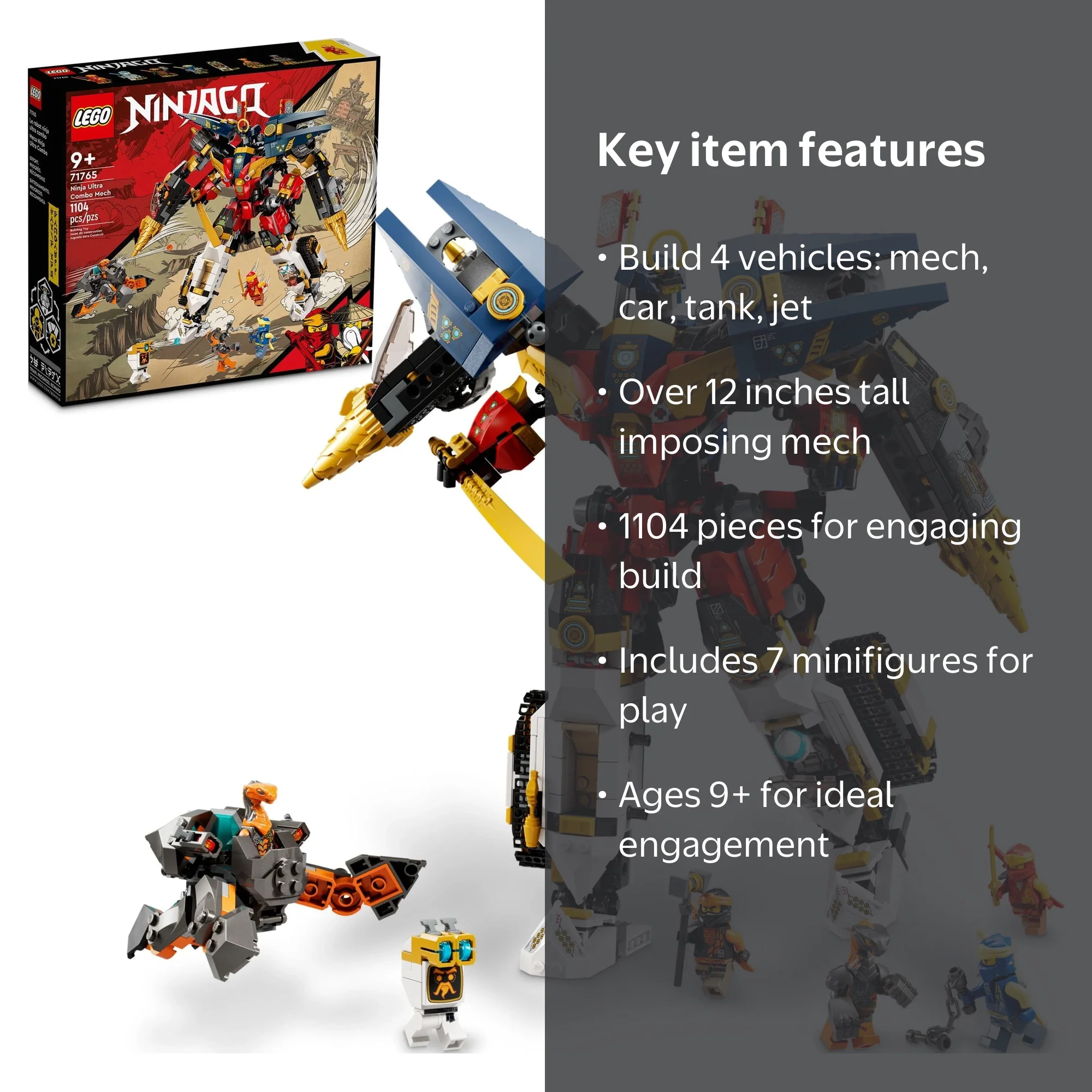 NINJAGO Mech & Vehicles | Learning blocks for education - Walmart