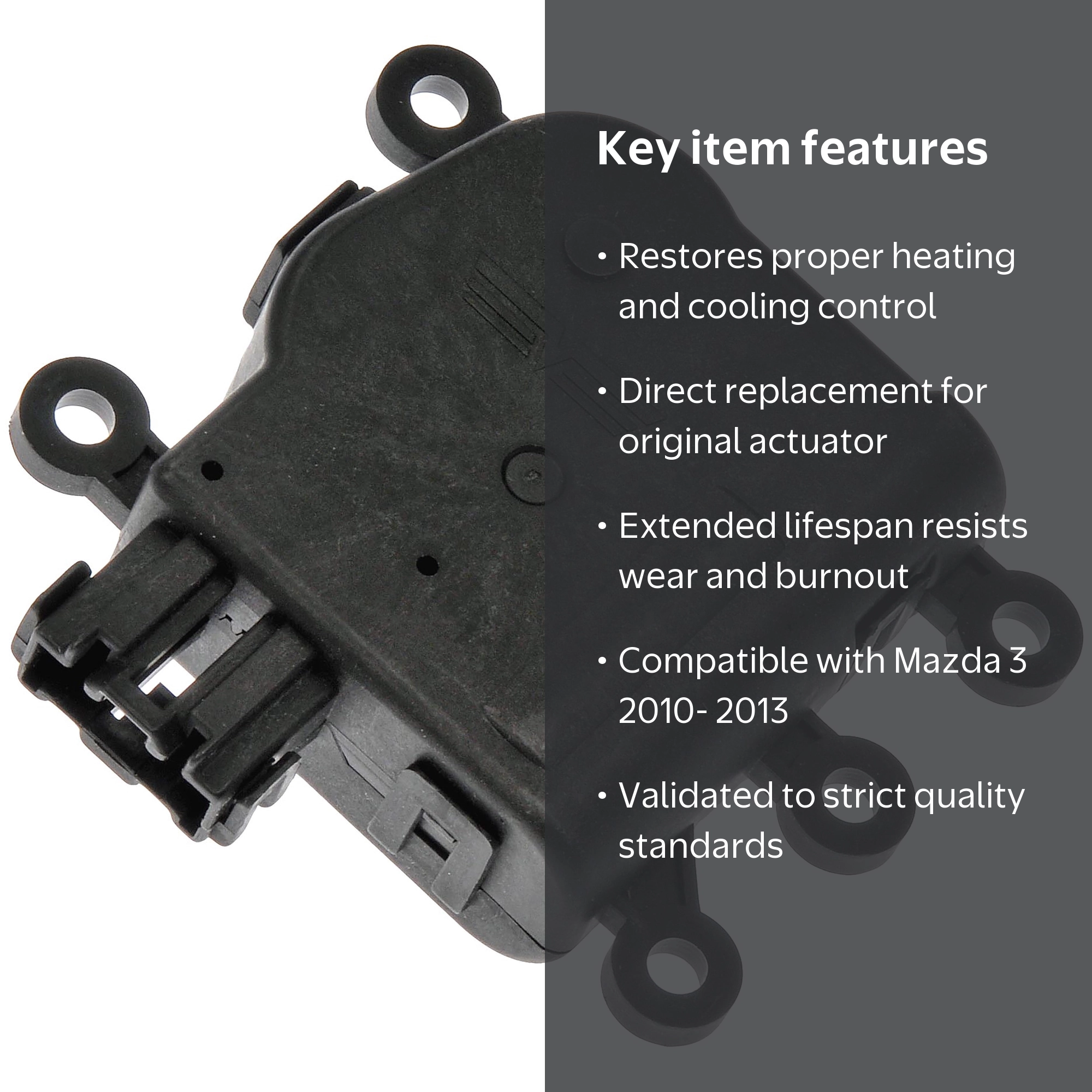 【B.T 1/4】元商品ID m29069926058 Dorman 604-811 HVAC Blend Door Actuator for Specific Mazda Models
