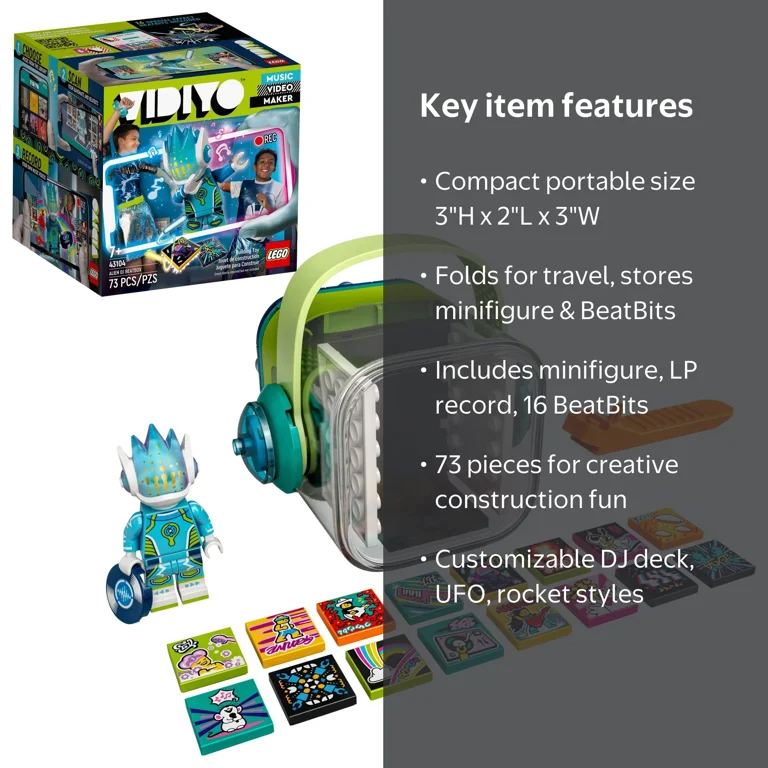 LEGO, Building Set, 43104, Music Video Dance Playset - Walmart.com