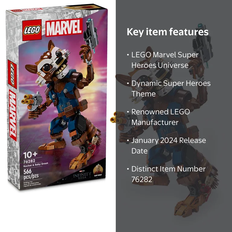 GROTREXA グロトレクサ LEGO Super Heroes tbd-SH-2024-Marvel-8 76282 - Walmart.com
