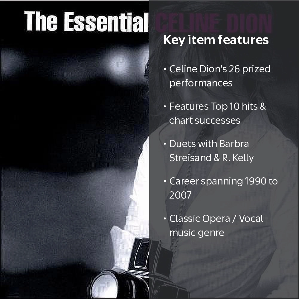 Sony Music, The Essential Celine Dion, 26 performances CD
