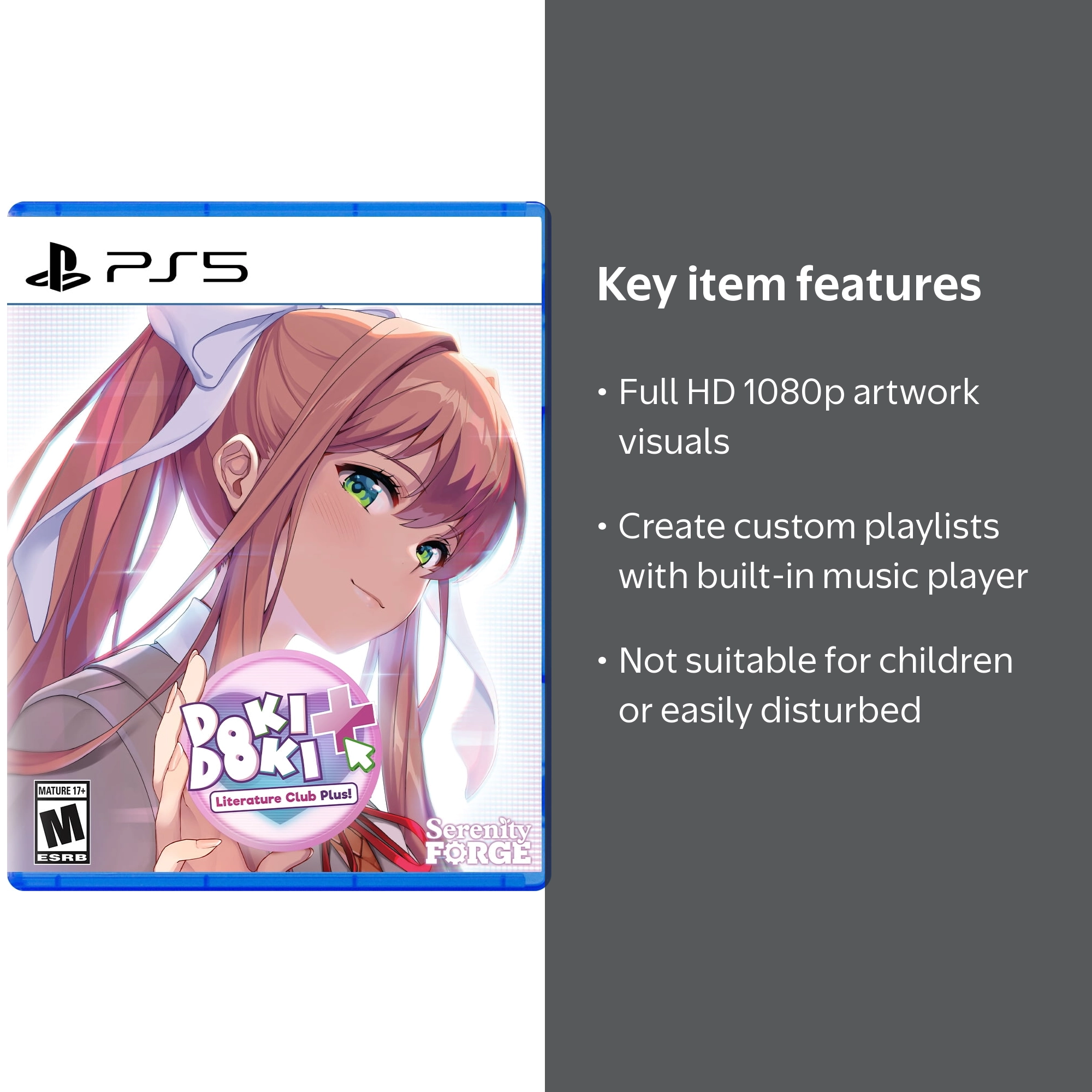 Doki Doki Literature Club Plus!, Serenity Forge, PlayStation 5