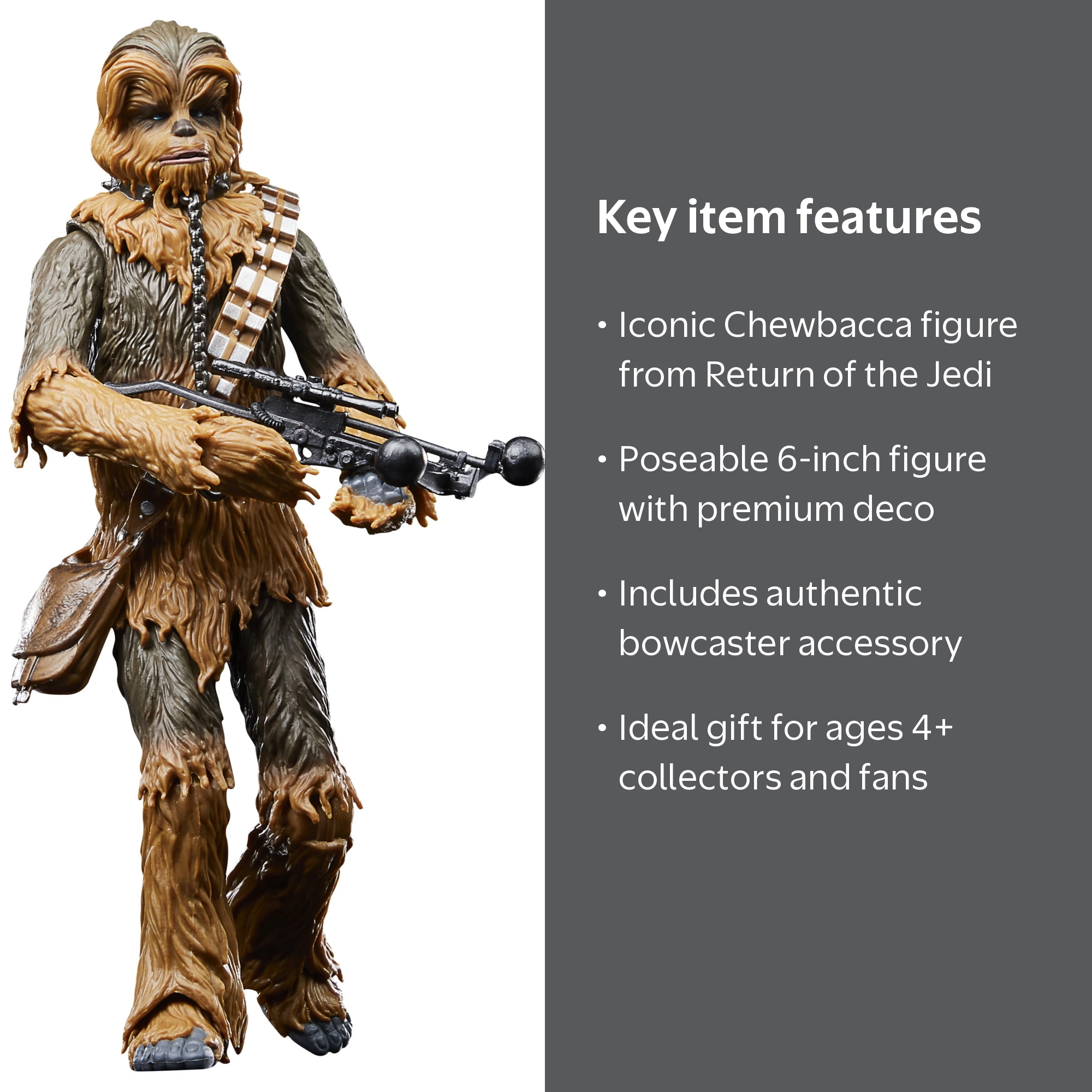 Star Wars, Action Figure, Chewbacca 6 Inch, Return of the Jedi
