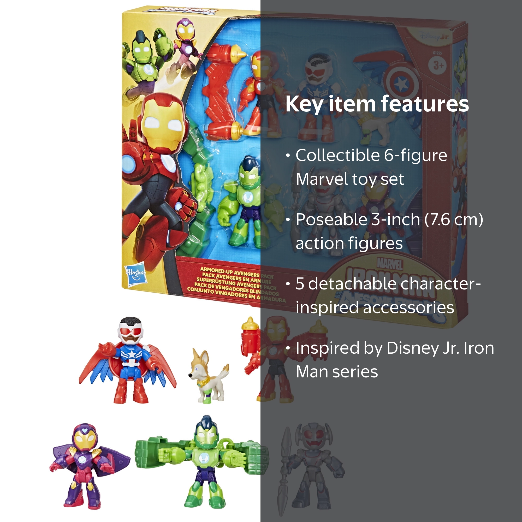 MARVEL アベンジャーズ　ブロマイド　セット Marvel Iron Man and his Awesome Friends Armored-Up Avengers Pack