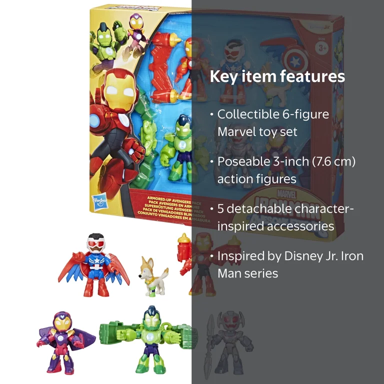 Marvel Iron Man and his Awesome Friends Armored-Up Avengers Pack