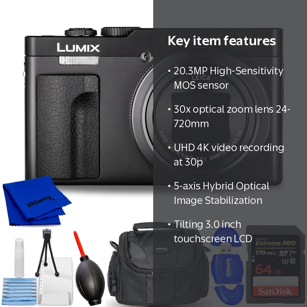 Panasonic Lumix TZ99 ZS99 Compact Digital Camera with SD Memory