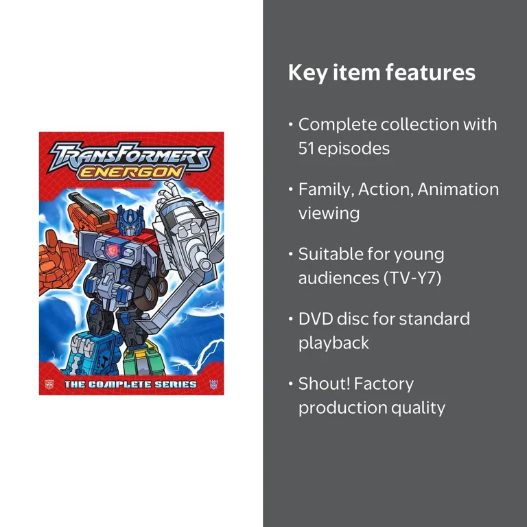 Transformers Energon: The Complete Series (DVD), Animation, Shout