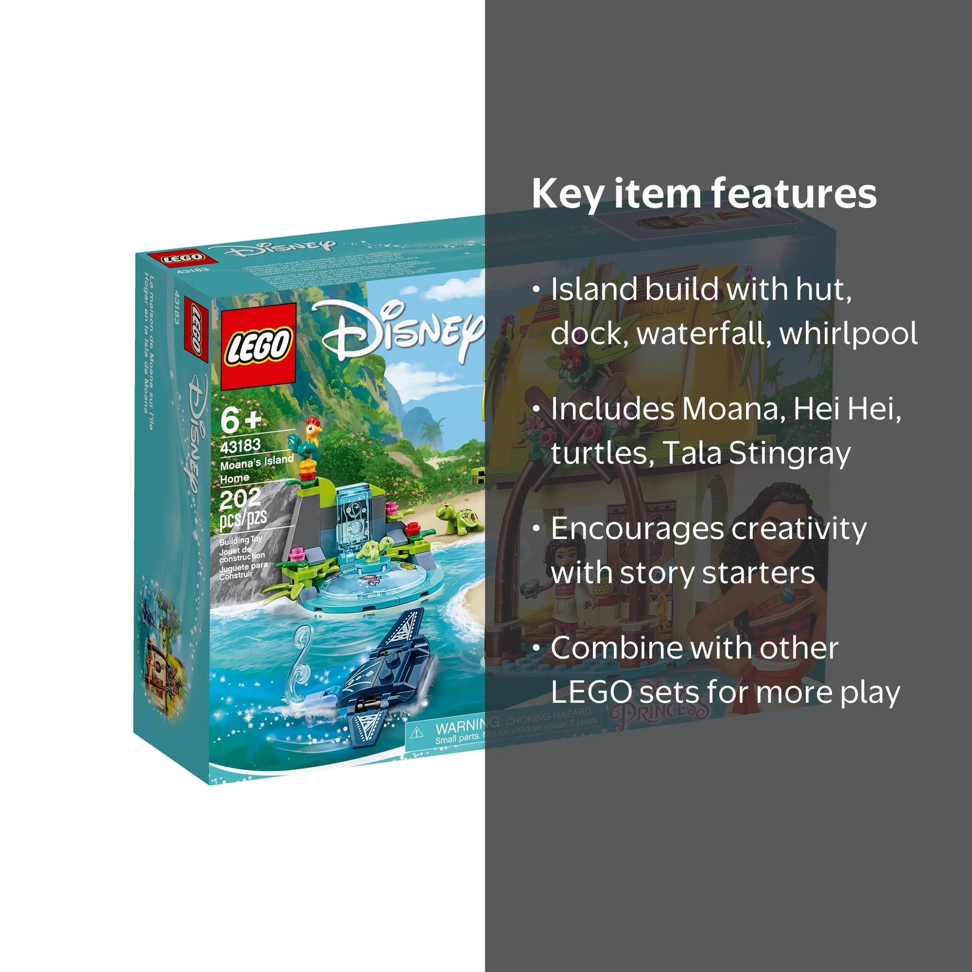 LEGO® Disney Moana's Island Home Building Set 43183 - Walmart.com