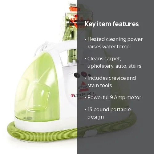 Bissell Little Green Pro Heat Turbo Pet - Walmart.com Bissell Little Green Pro Heat Turbo Pet - Walmart.com