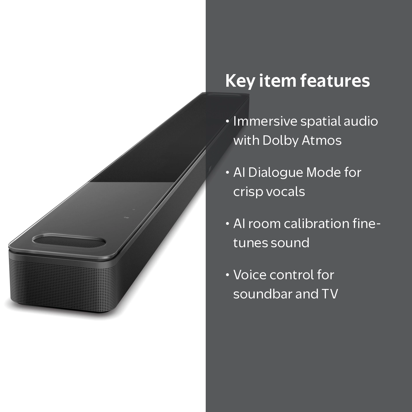Bose, Ultra Soundbar Smart TV Surround Speaker System with
