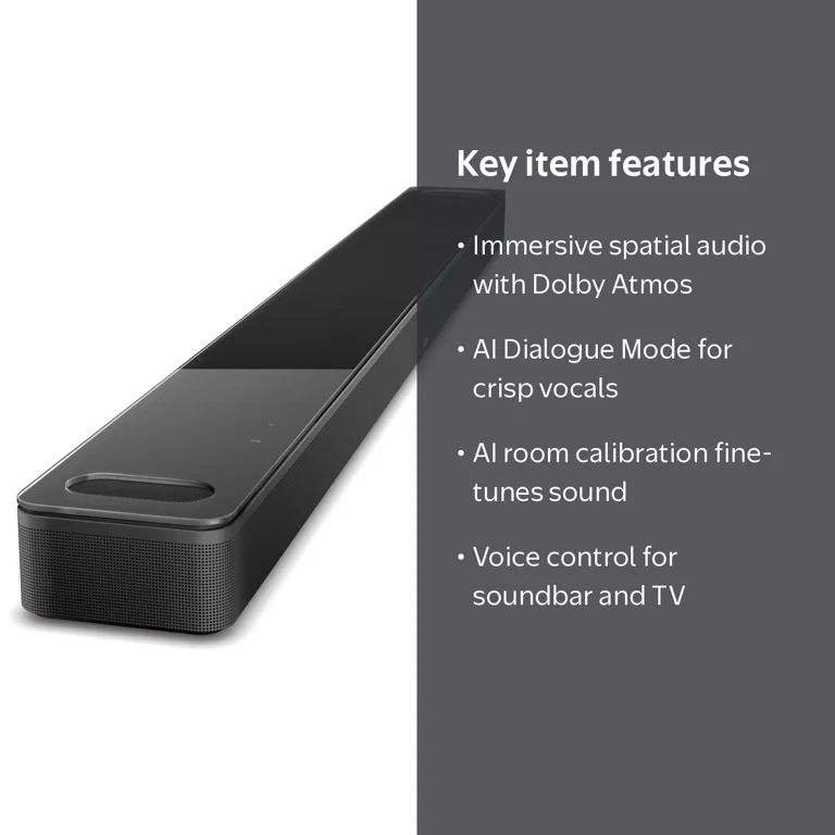 Bose, Ultra Soundbar Smart TV Surround Speaker System with