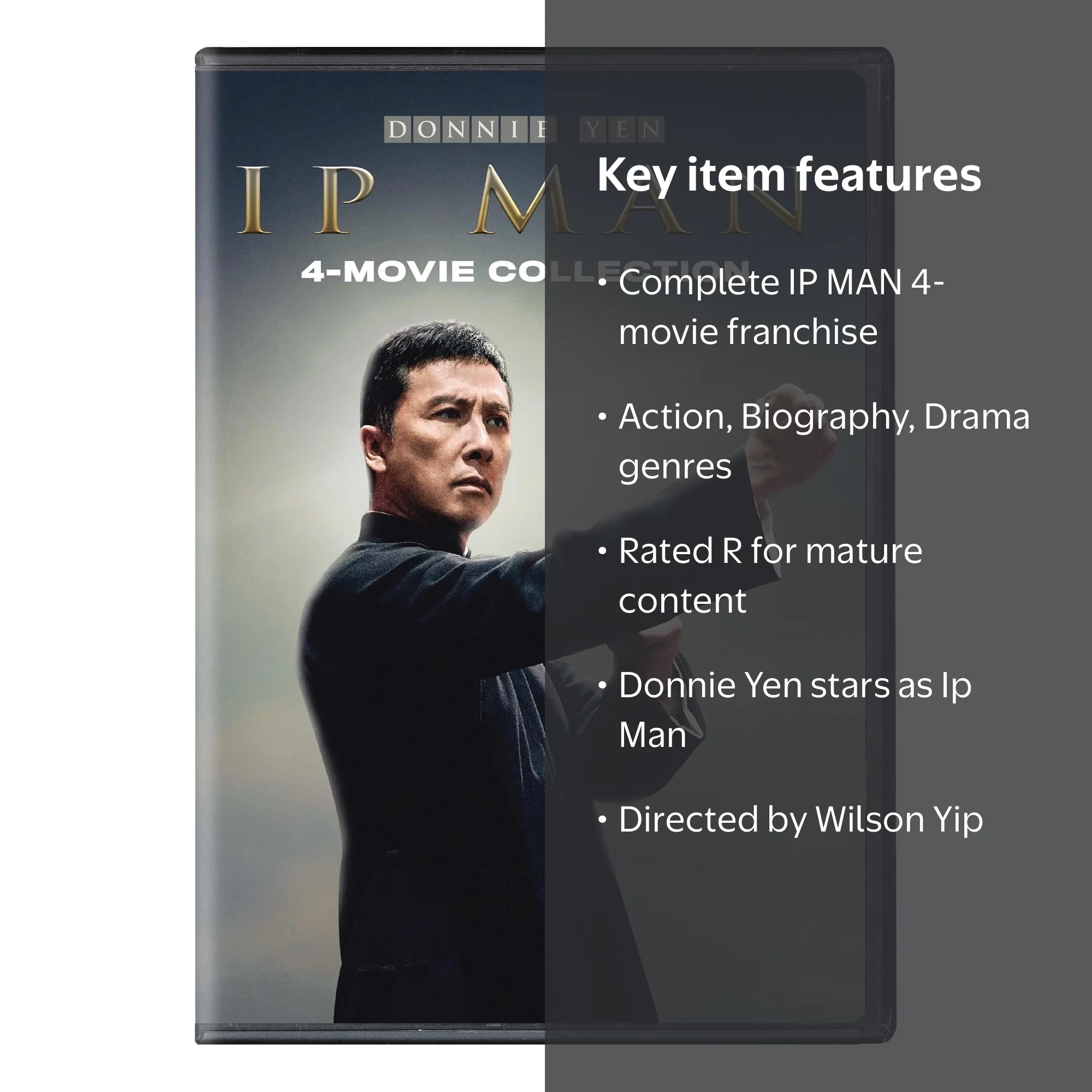 Ip Man: 4-Movie Collection DVD, SDS, Action Drama Martial Arts