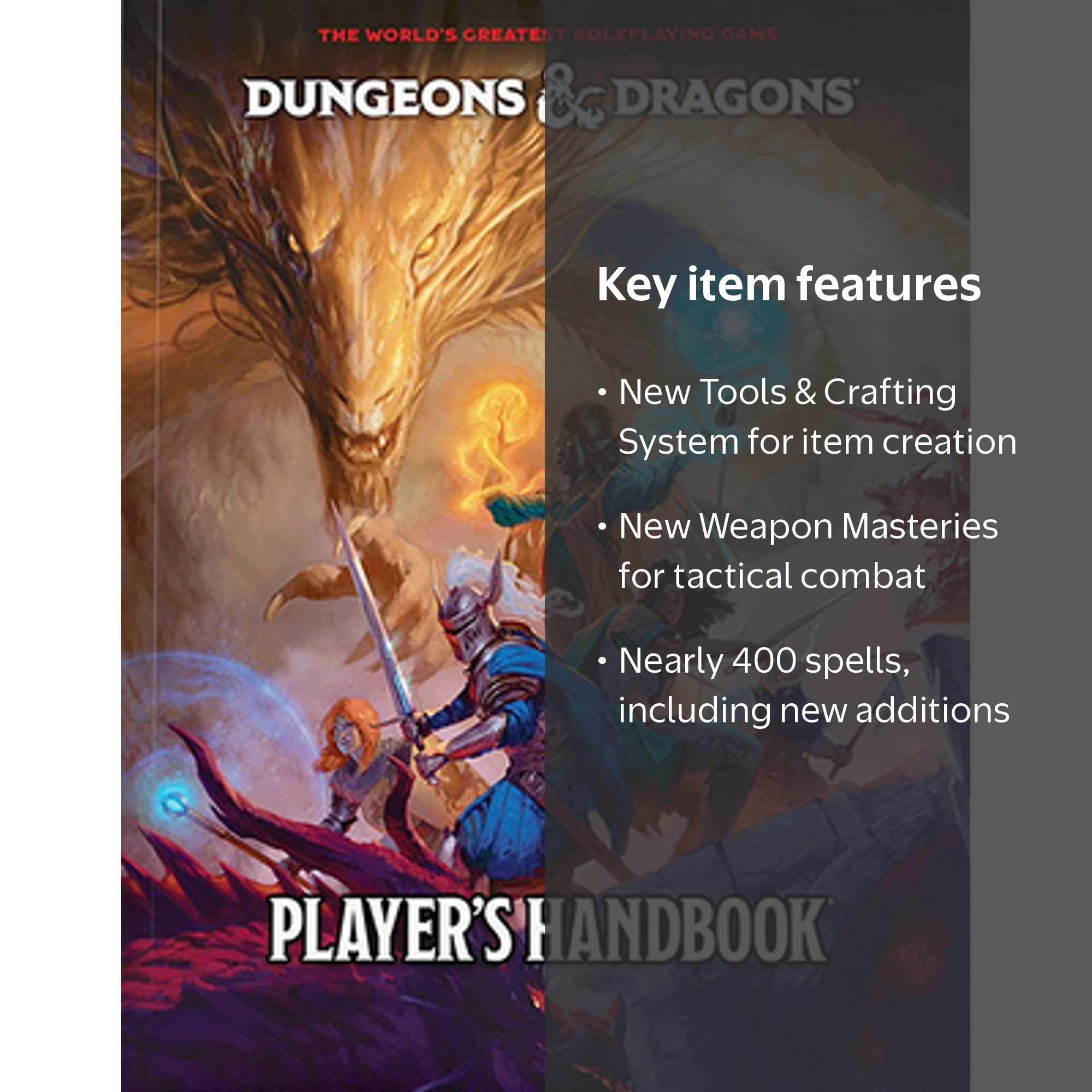 Dungeons & Dragons D&d Players Handbook 2024, (Hardcover