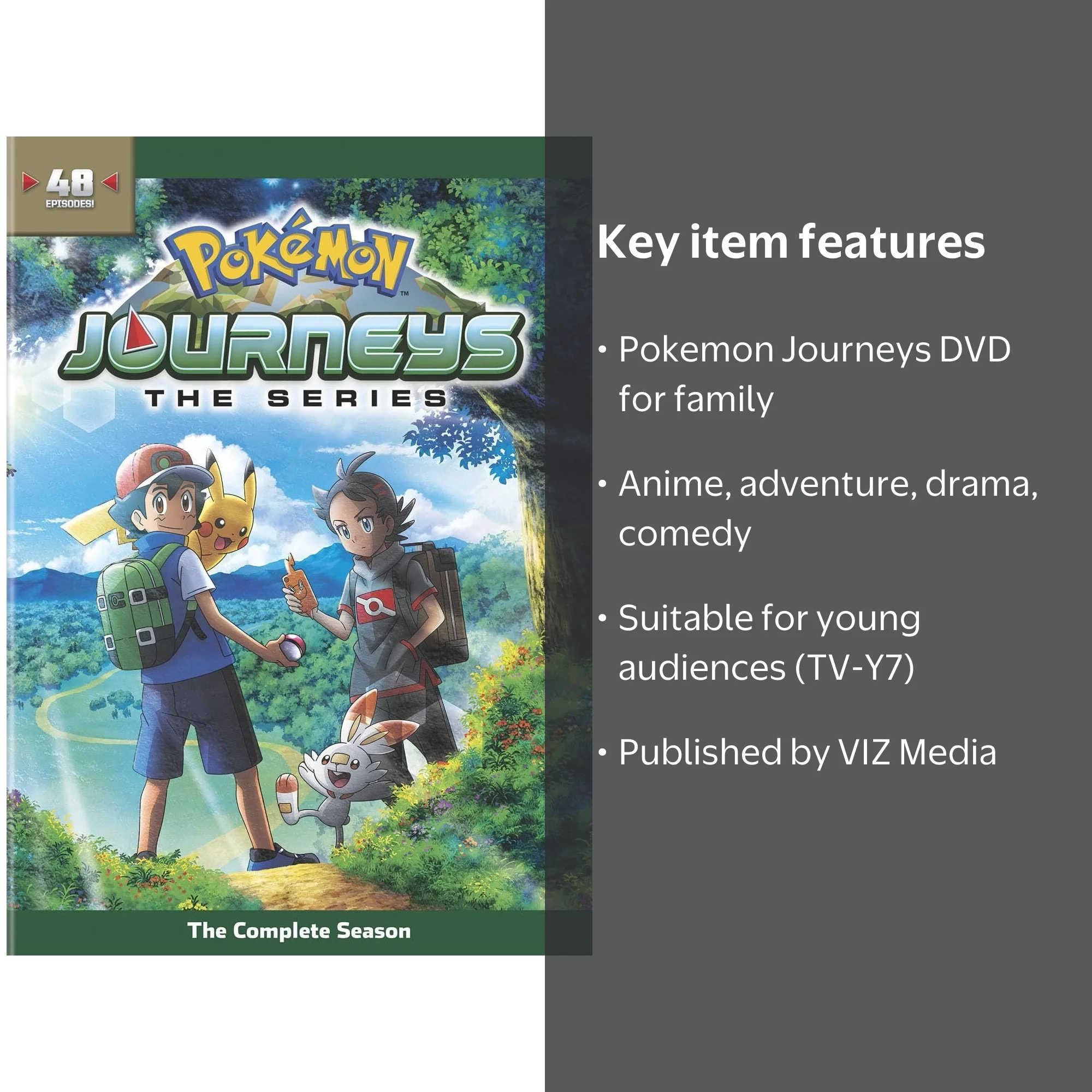 Pokemon Journeys: The Series (DVD), Anime, VIZ Media - Walmart.com